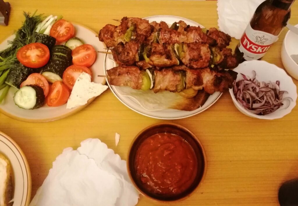 pork shish kebab