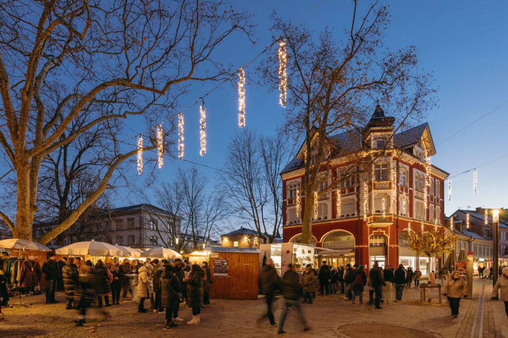 City Lörrach Germany, market